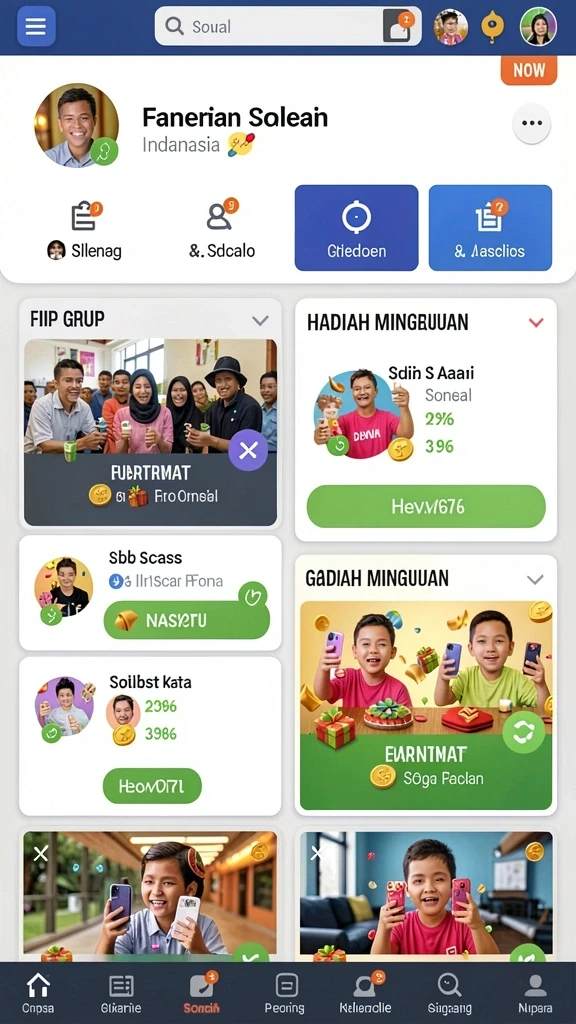 brojp - Tampilan antarmuka pengguna yang intuitif dan menarik.