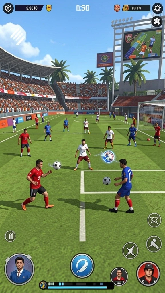 ceri123 - Tangkapan layar menampilkan karakter utama dalam aksi epic.