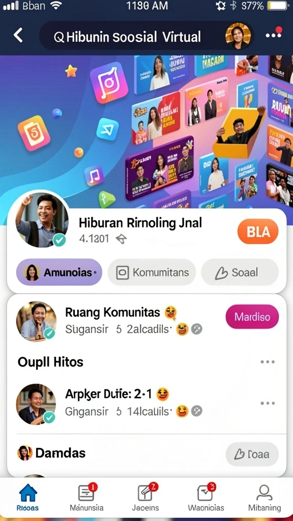 jamin777 - Tampilan antarmuka yang menarik dan mudah dipahami.