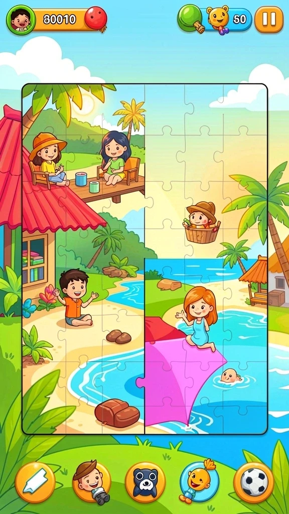 ledakgg - Tampilan gameplay yang menarik dan intuitif.