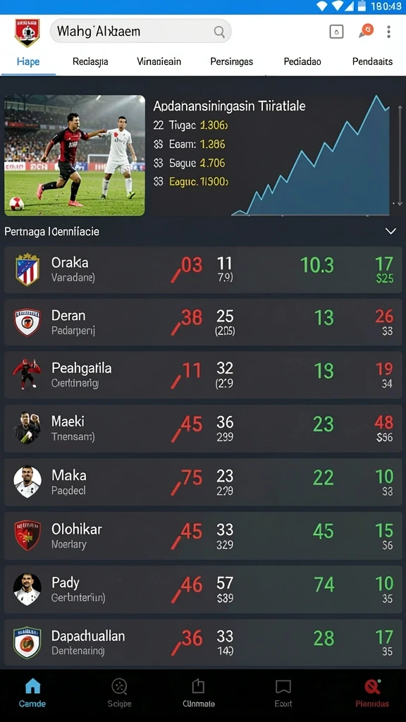 rajaclub - Tampilan antarmuka yang intuitif dan menarik.